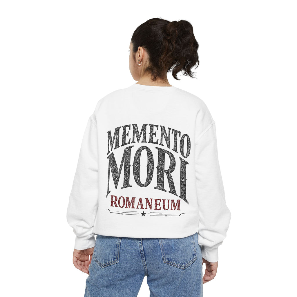 Memento Mori Sweatshirt — Gothic Skull Romaneum Crewneck