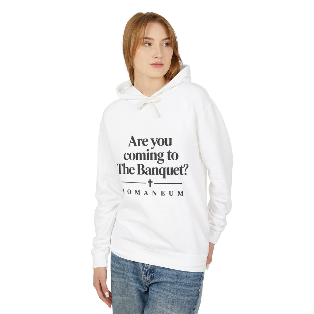 Hoodie — "Are you coming to The Banquet?" ROMANEUM Graphic