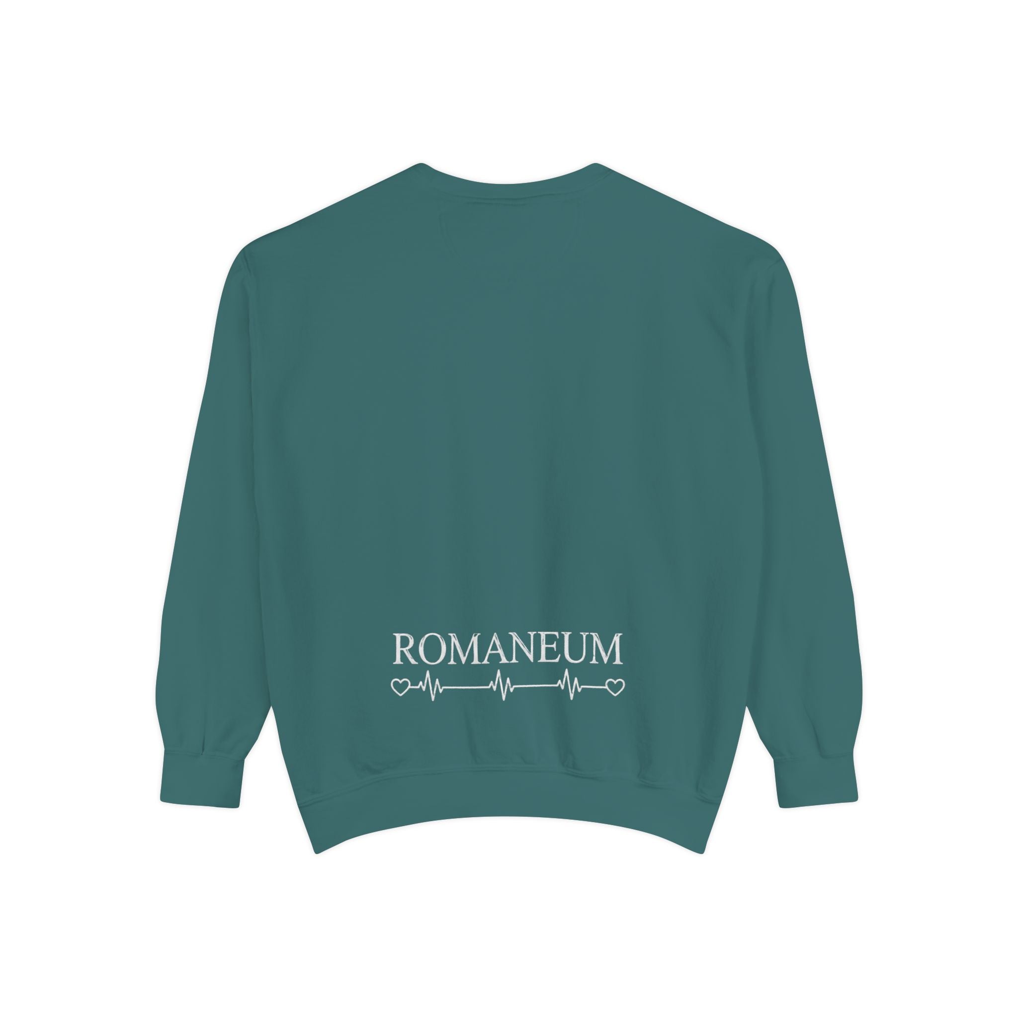 Alpha Omega Heart design sweatshirt | God is Love 1 John 4:8 RomanEum