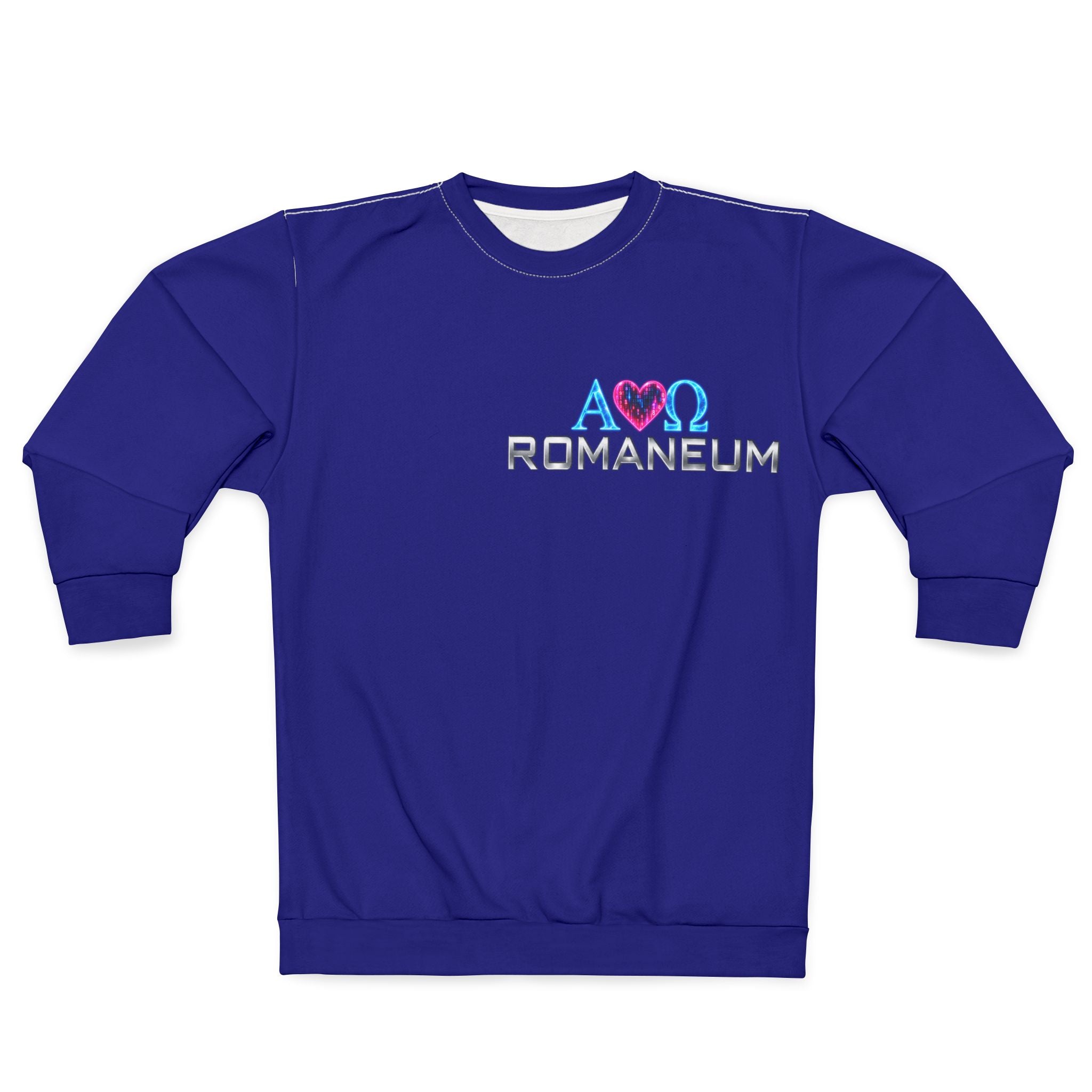 Roman/Christian Sweatshirt - 'AΩ ROMANEUM - God Is Love 1 John 4:8' Crewneck