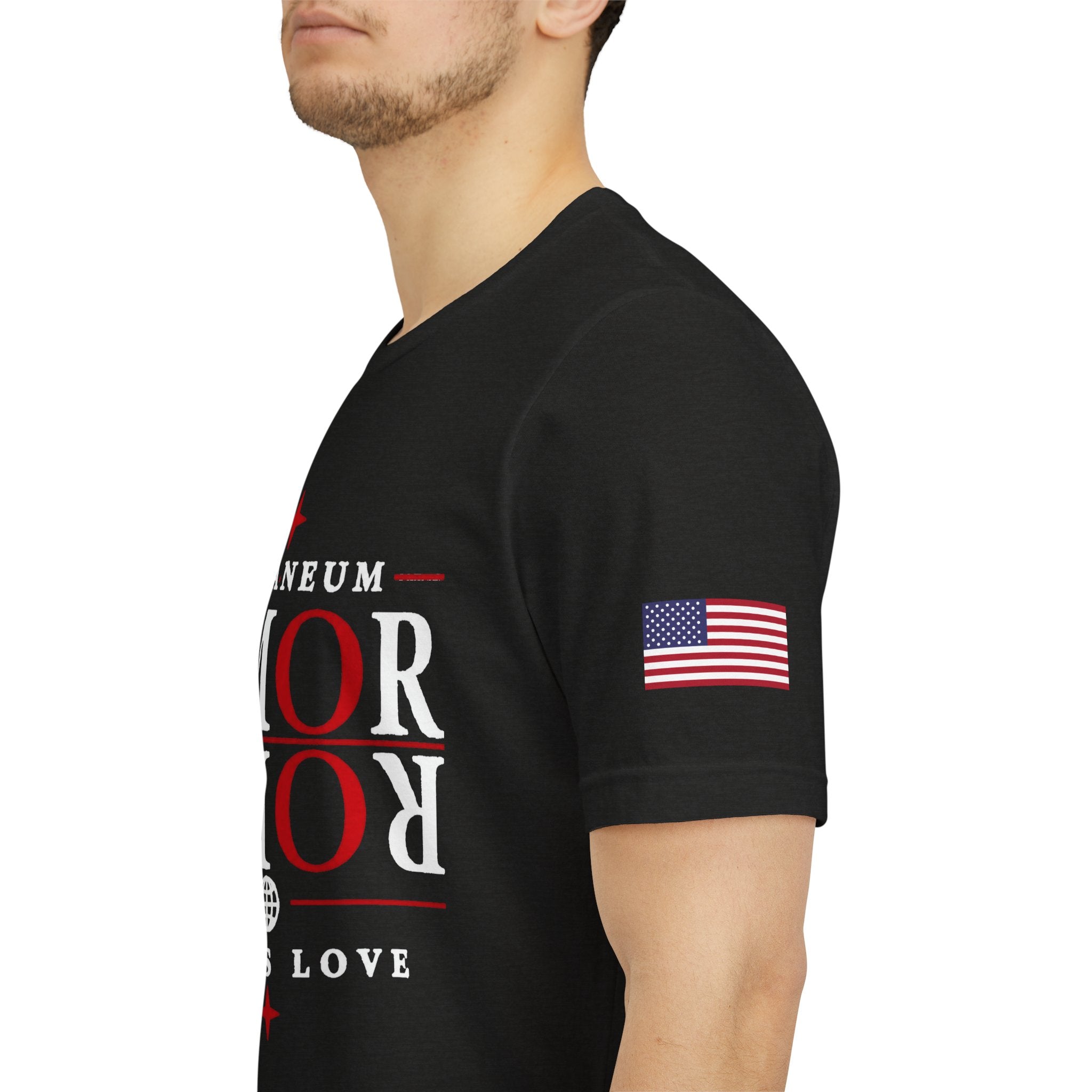 Romaneum 'AMOR/ROMA' God Is Love Graphic Tee