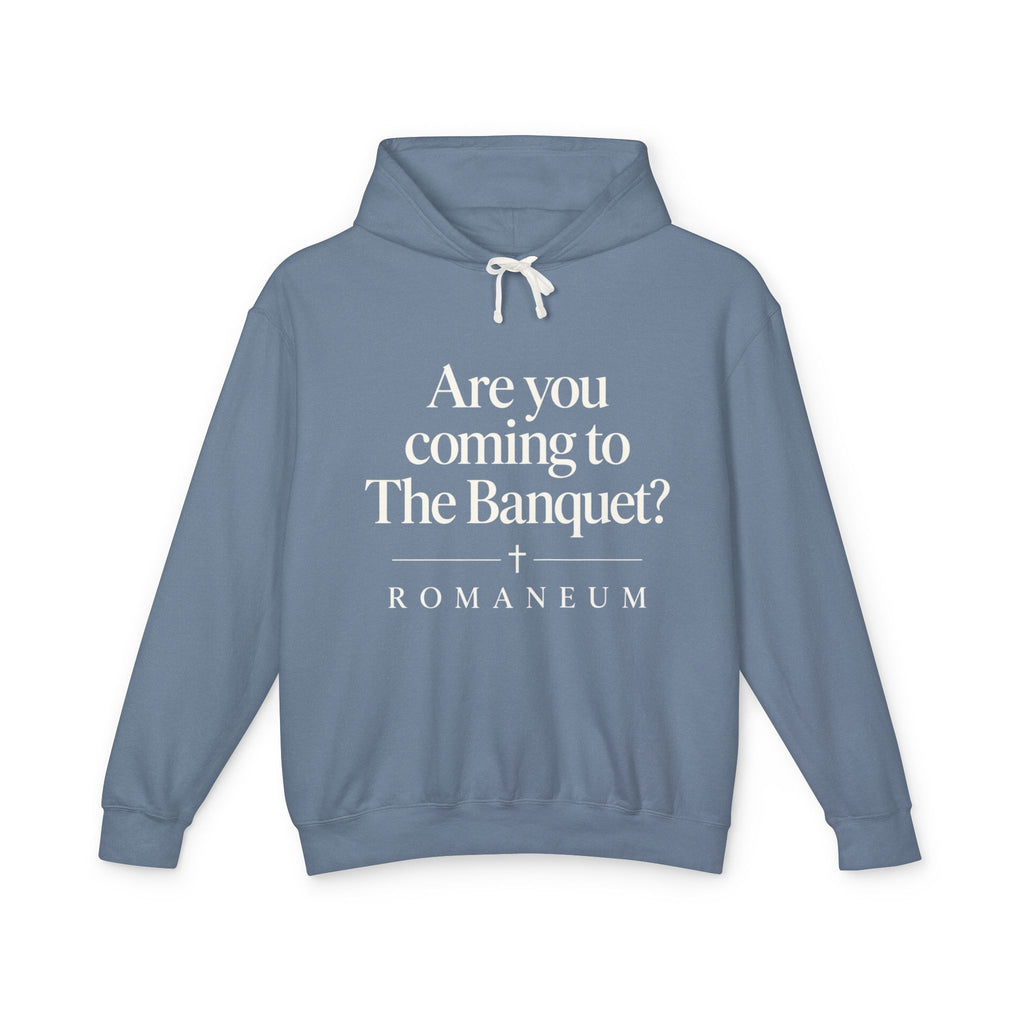 Hoodie — "Are you coming to The Banquet?" ROMANEUM Graphic