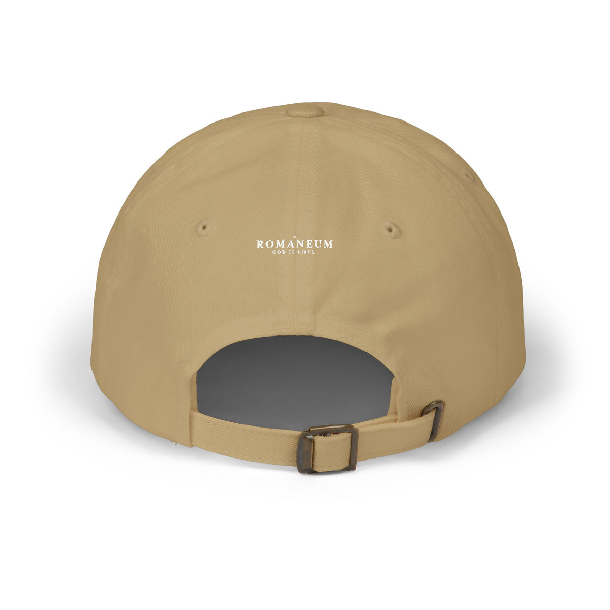 Christmas Alpha Omega Dad Cap — Romaneum Holiday Baseball Hat