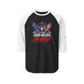 God Bless America Eagle Raglan Shirt