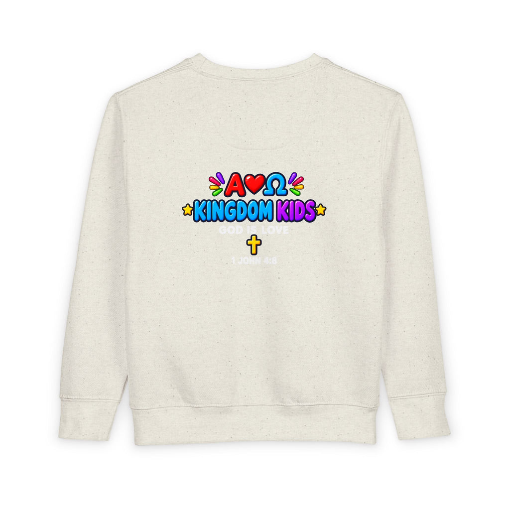 Toddler Sweatshirt — "Good News Toons" Kingdom Kids Crewneck