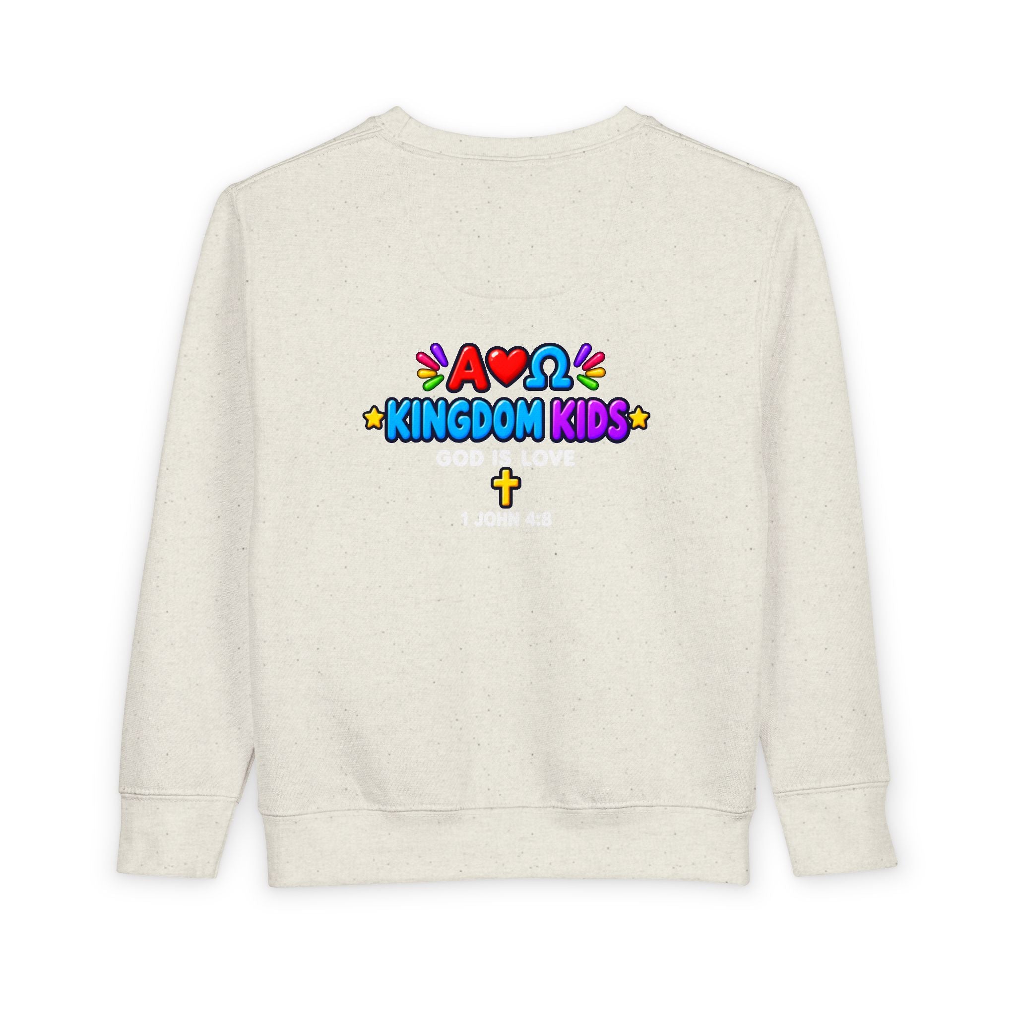Toddler Sweatshirt — "Good News Toons" Kingdom Kids Crewneck