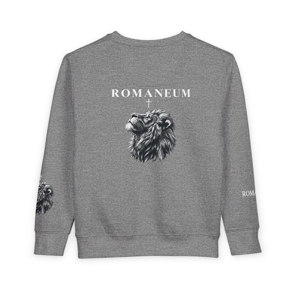 Toddler Sweatshirt - Romaneum Judah Lion Graphic Kids Crewneck