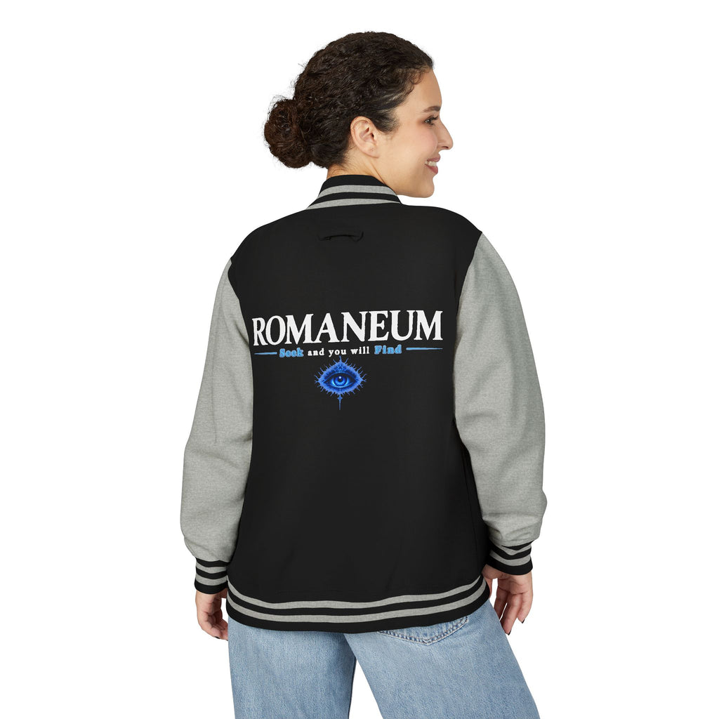 Romaneum Eye Graphic Varsity Jacket