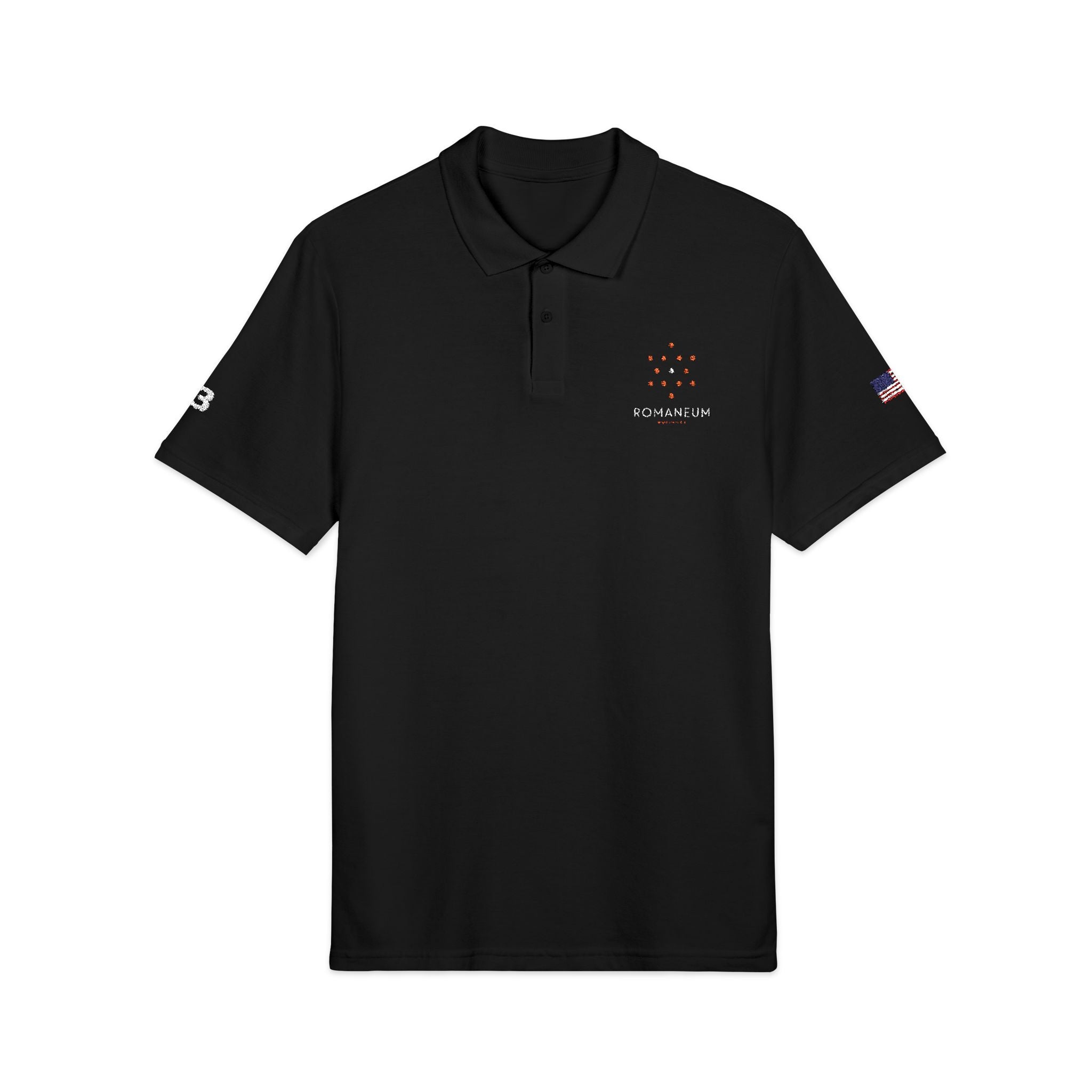Romaneum Unisex Pique Polo | Embroidered Edition