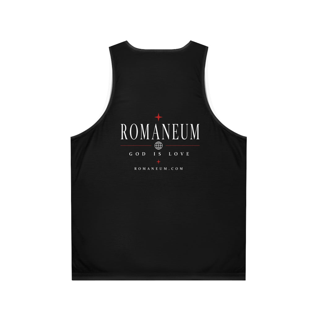 Amor Roma Tank Top — 'God Is Love' Romaneum Religious Graphic Tank