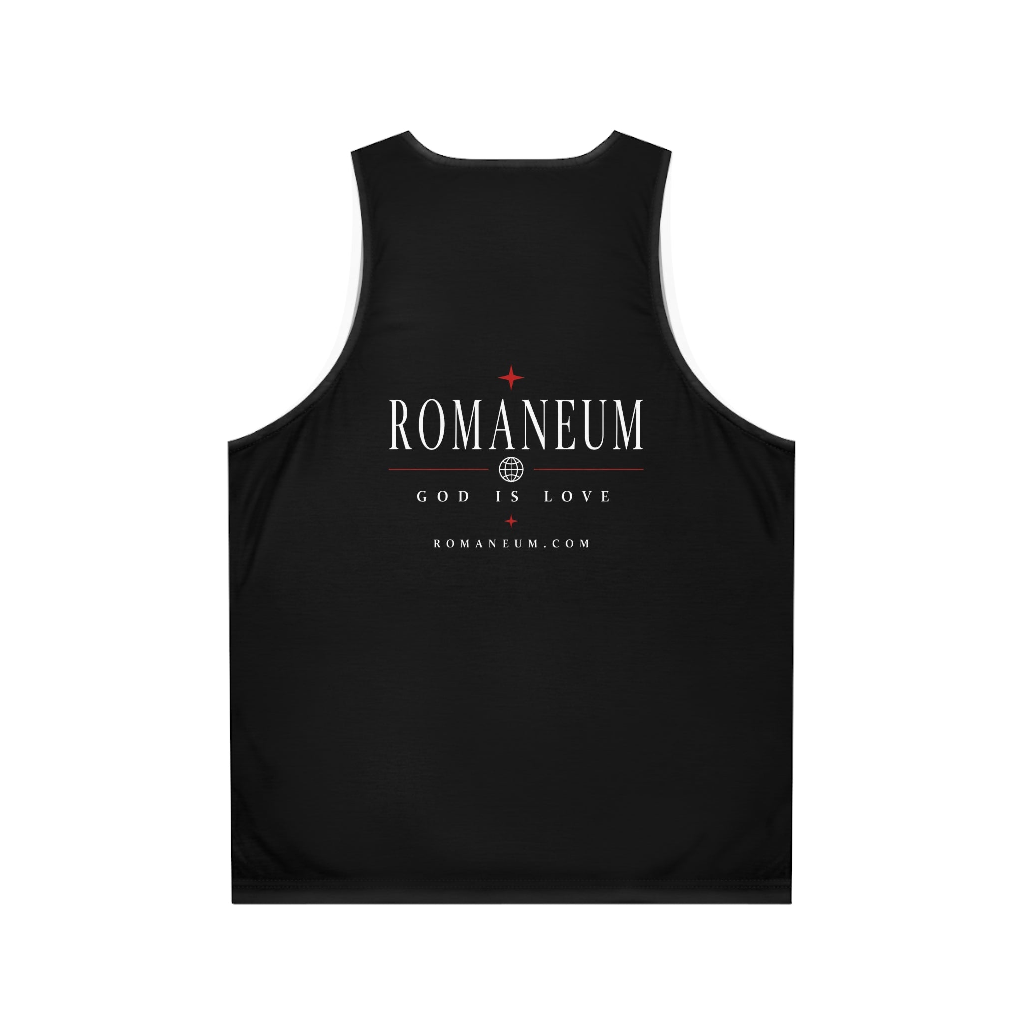 Amor Roma Tank Top — 'God Is Love' Romaneum Religious Graphic Tank