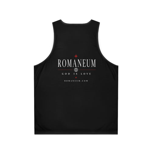 Amor Roma Tank Top — 'God Is Love' Romaneum Religious Graphic Tank