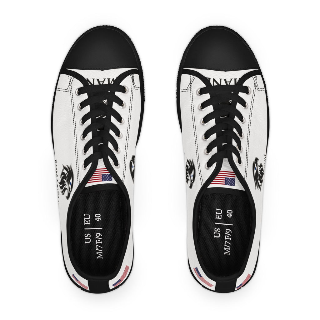Romananeum Eagle Logo Top Sneakers | American Flag Accent
