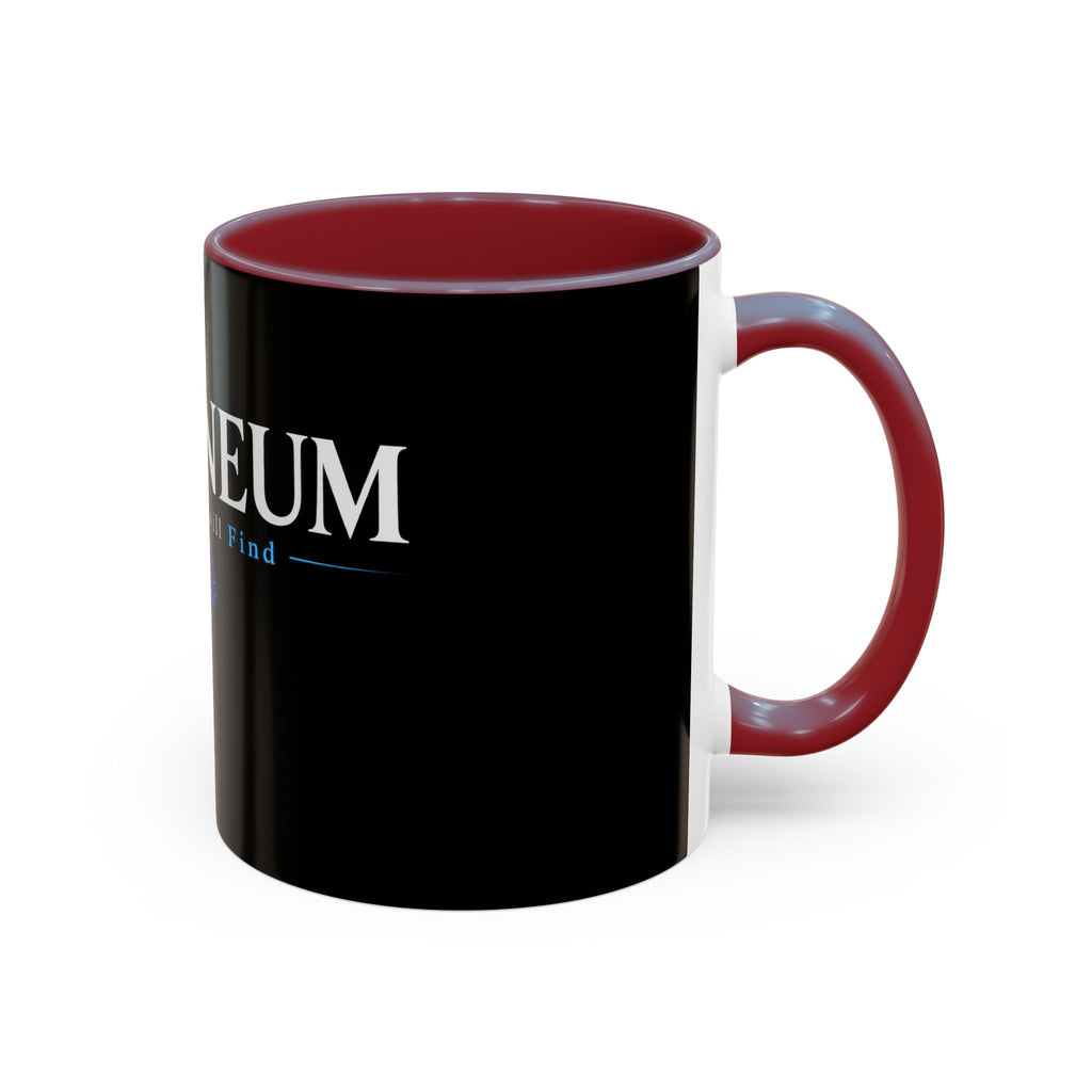 "Seek and You Will Find" Inspirational Black Mug