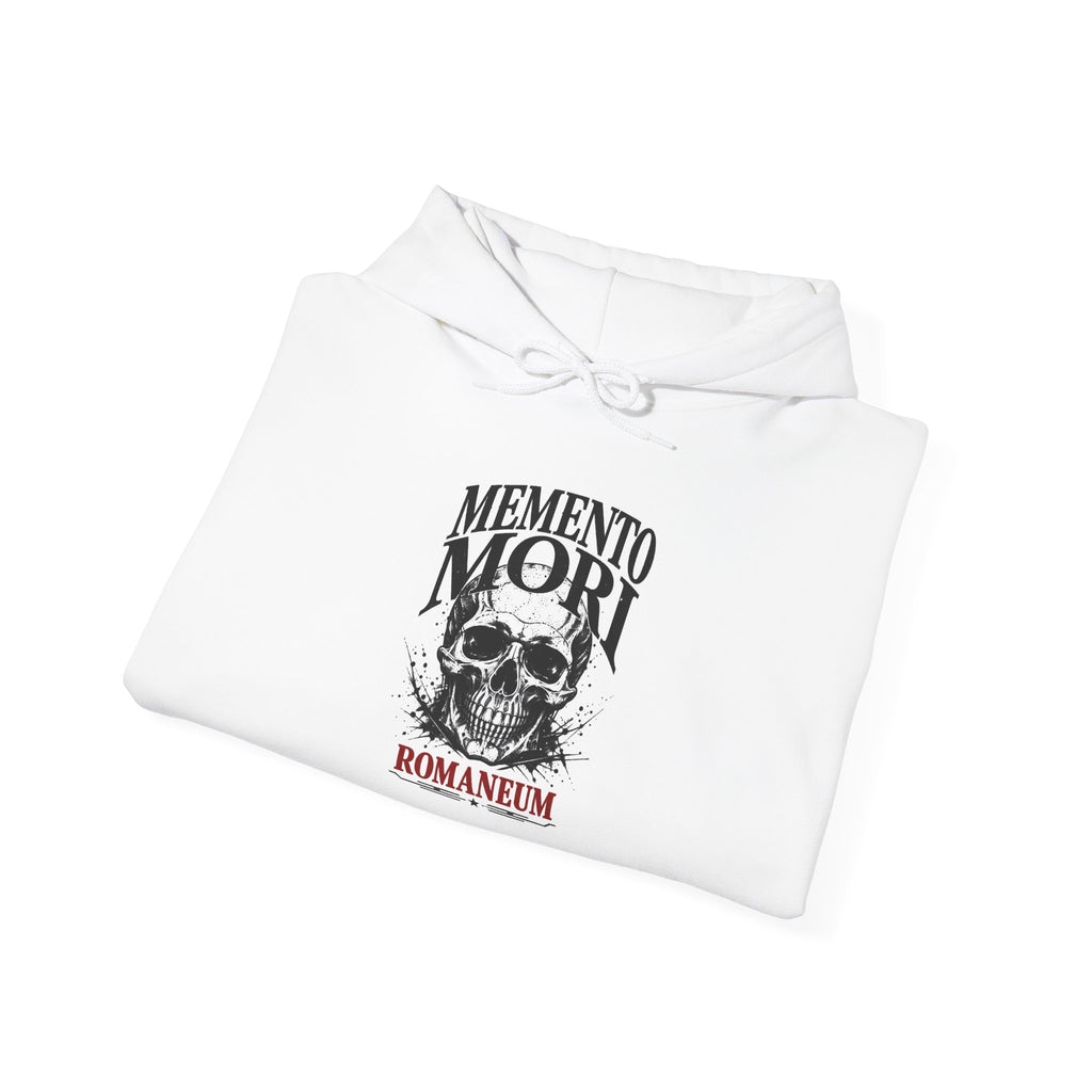 Memento Mori Hoodie — Romaneum Skull Graphic Pullover