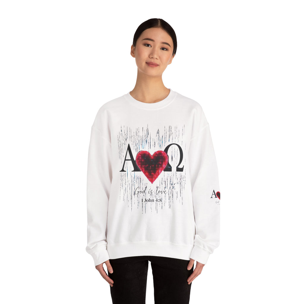 Alpha Omega Heart Sweatshirt ROMANEUM