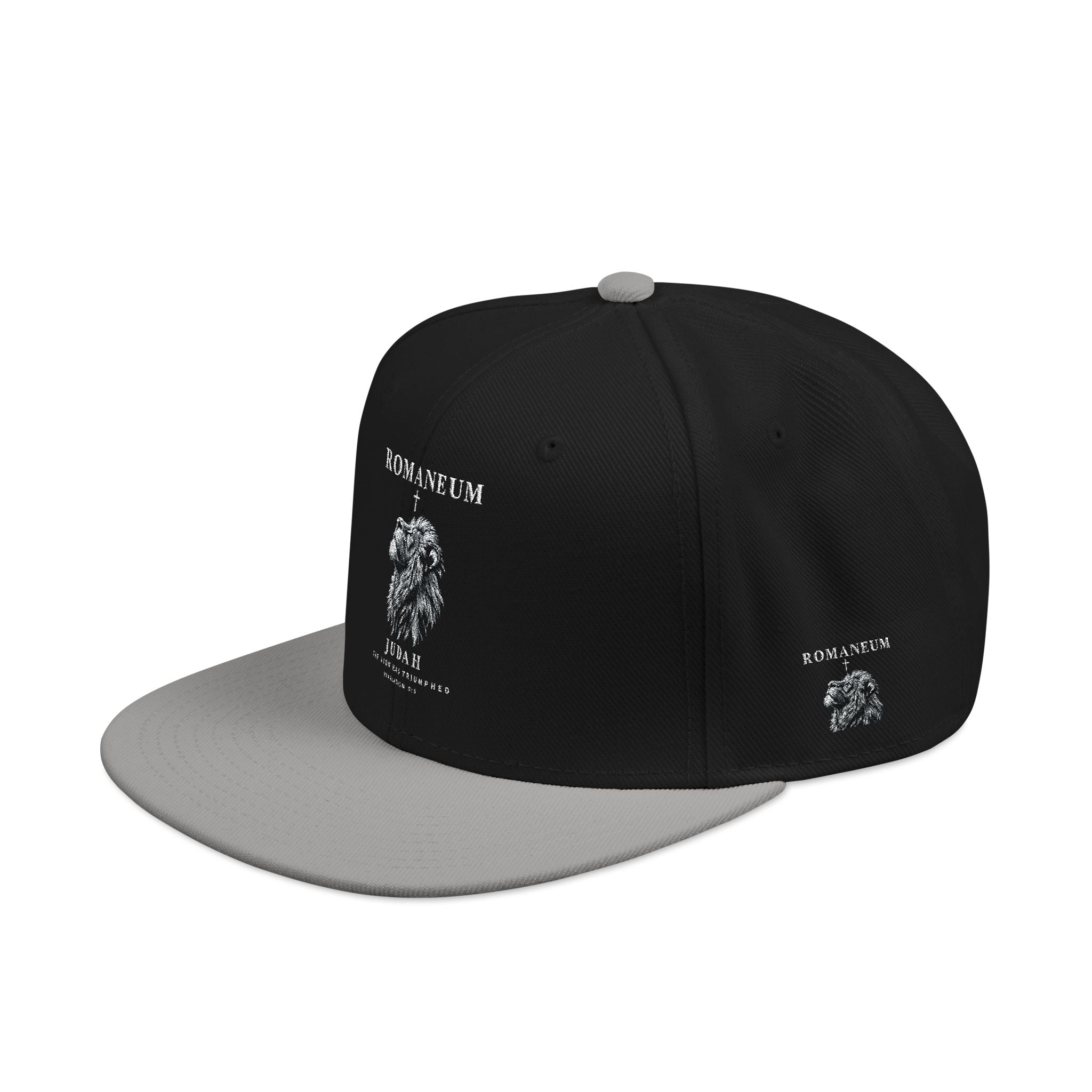 Embroidered Crystal Cross Snapback Hat