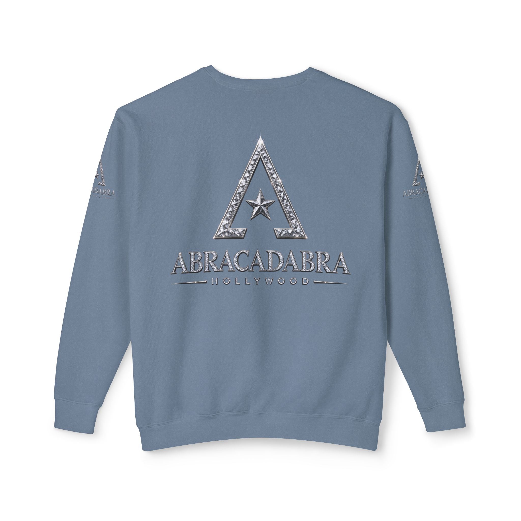Abracadabra Star Crewneck Sweatshirt — Mystical Magic Logo Pullover