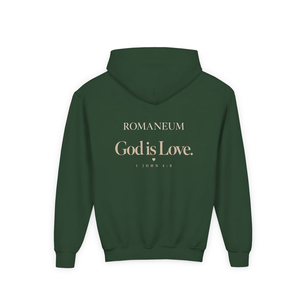Youth Hoodie — To Live Is Christ / God Is Love Sweatshirt