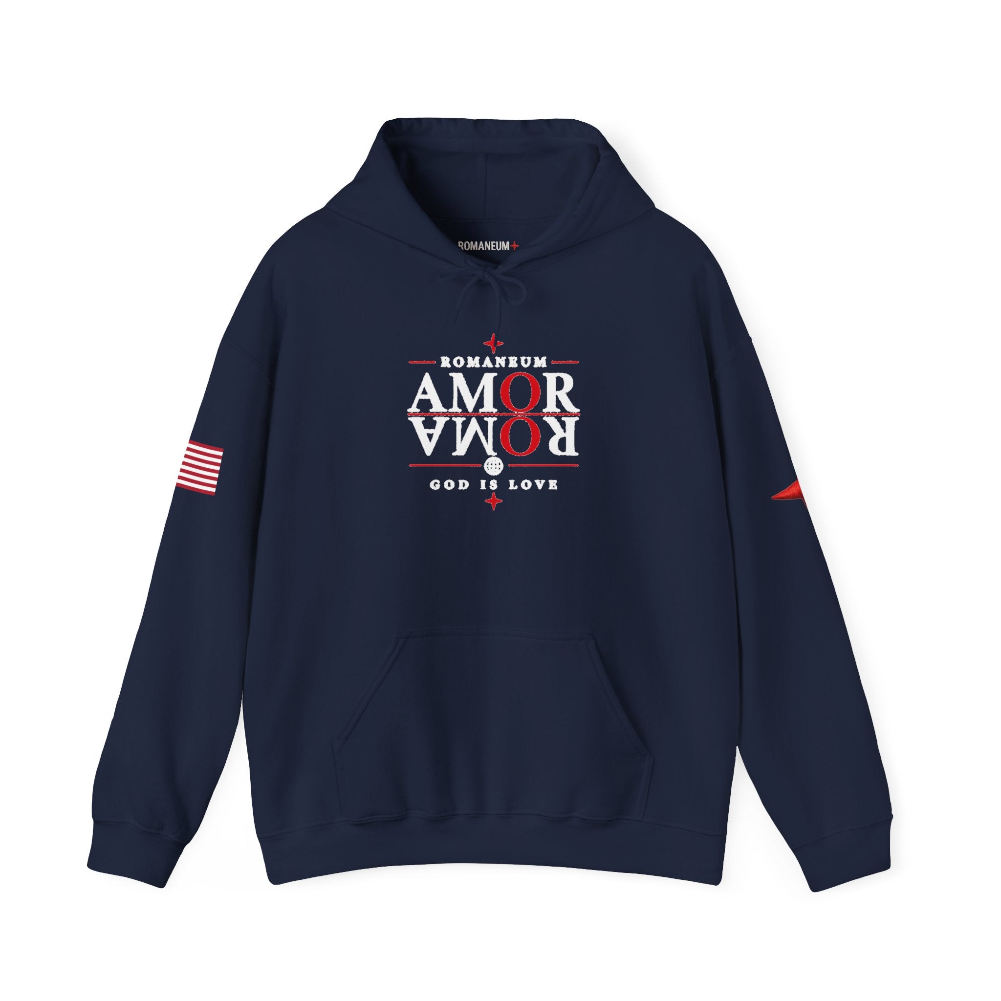 Romaneum ‘Amor’ Hoodie — God Is Love Graphic Sweatshirt