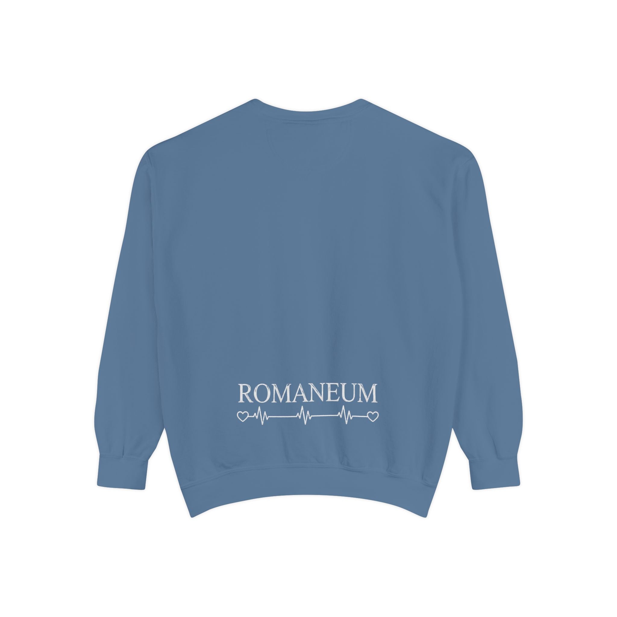Alpha Omega Heart design sweatshirt | God is Love 1 John 4:8 RomanEum