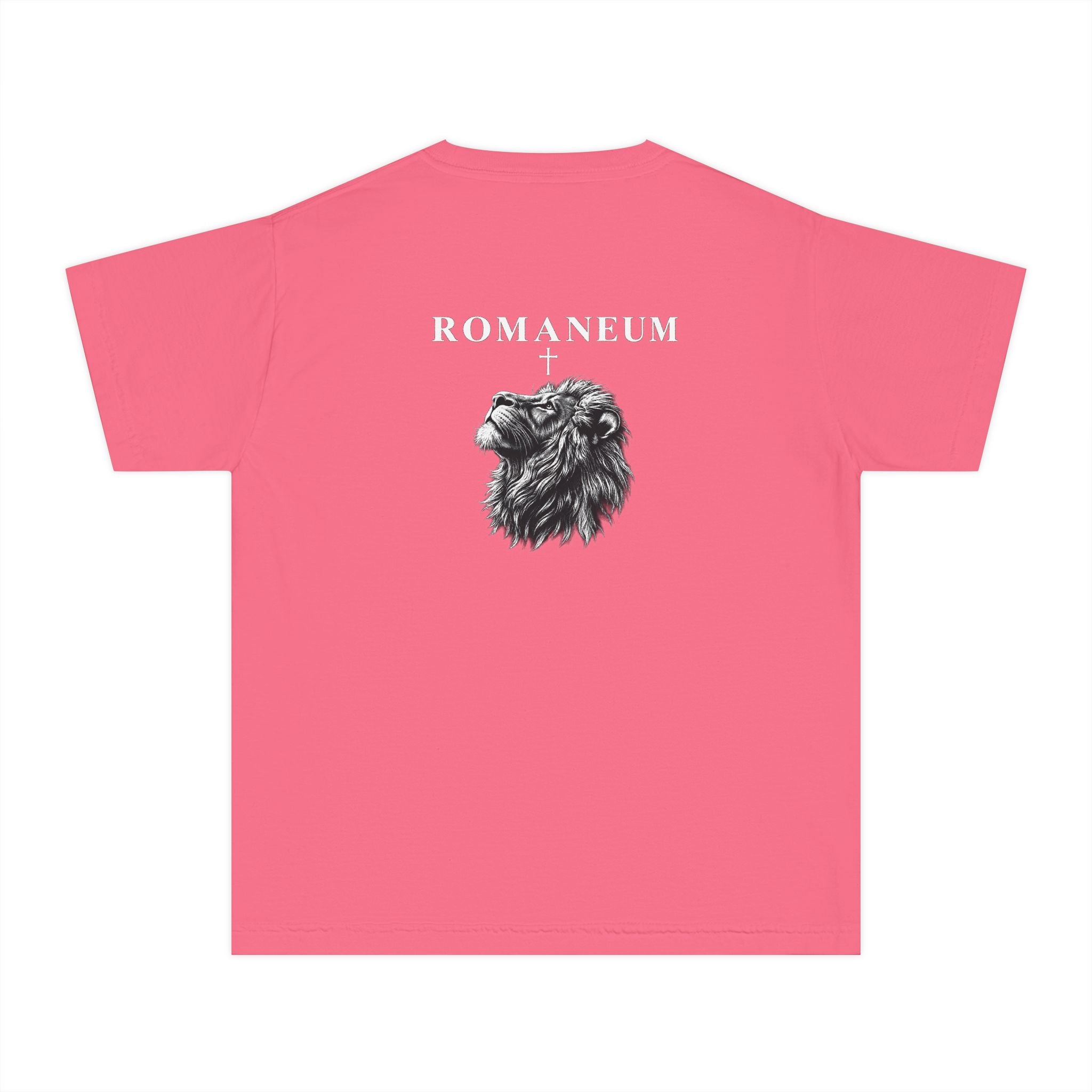 Youth Tee — "Romaneum Judah" Lion Graphic Shirt
