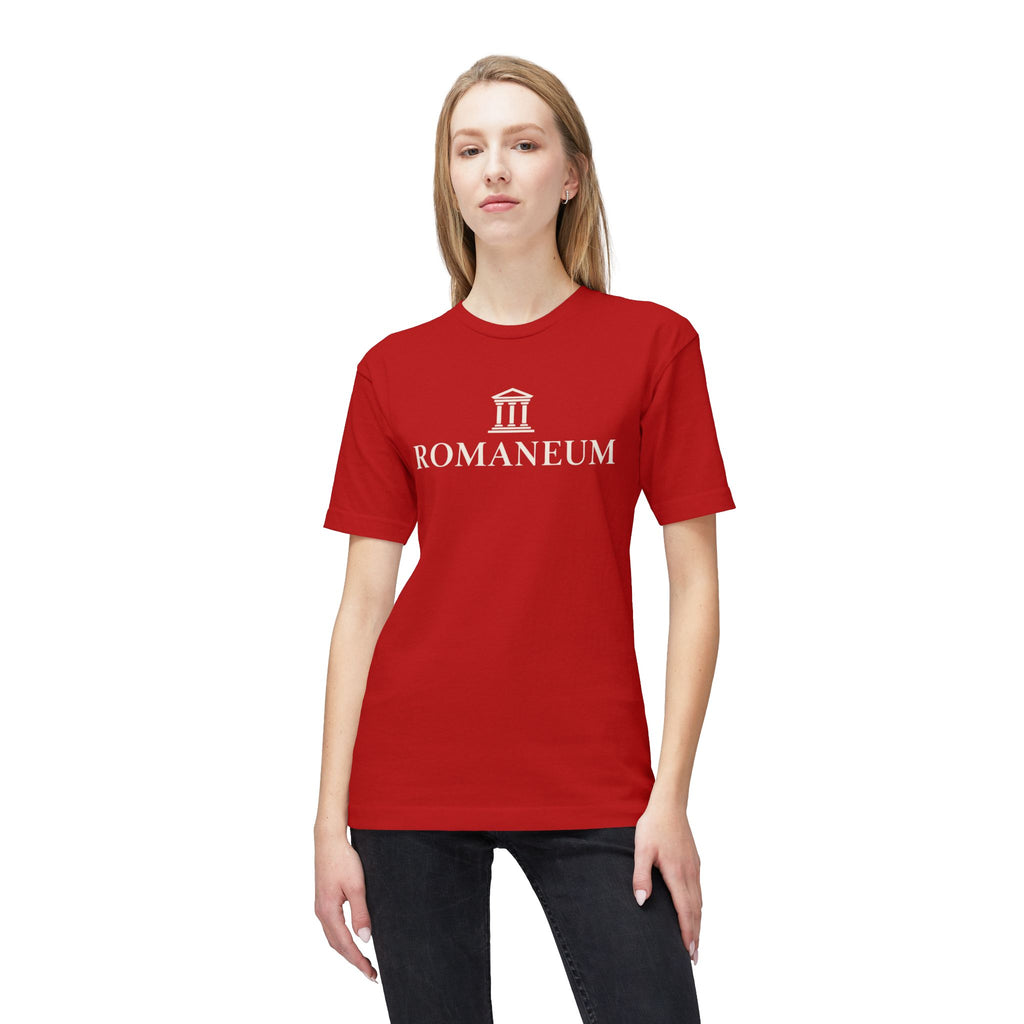 Romaneum Temple Logo T-Shirt — Classic Roman Heritage Tee