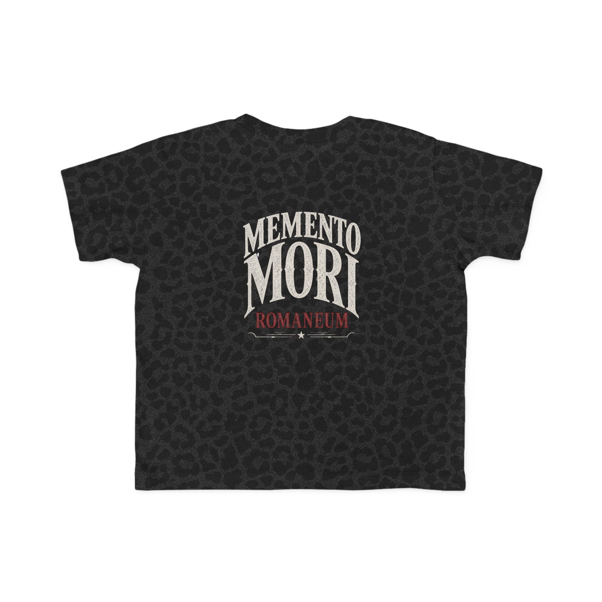 Memento Mori Toddler Tee — Vintage Skull Romaneum Graphic Shirt