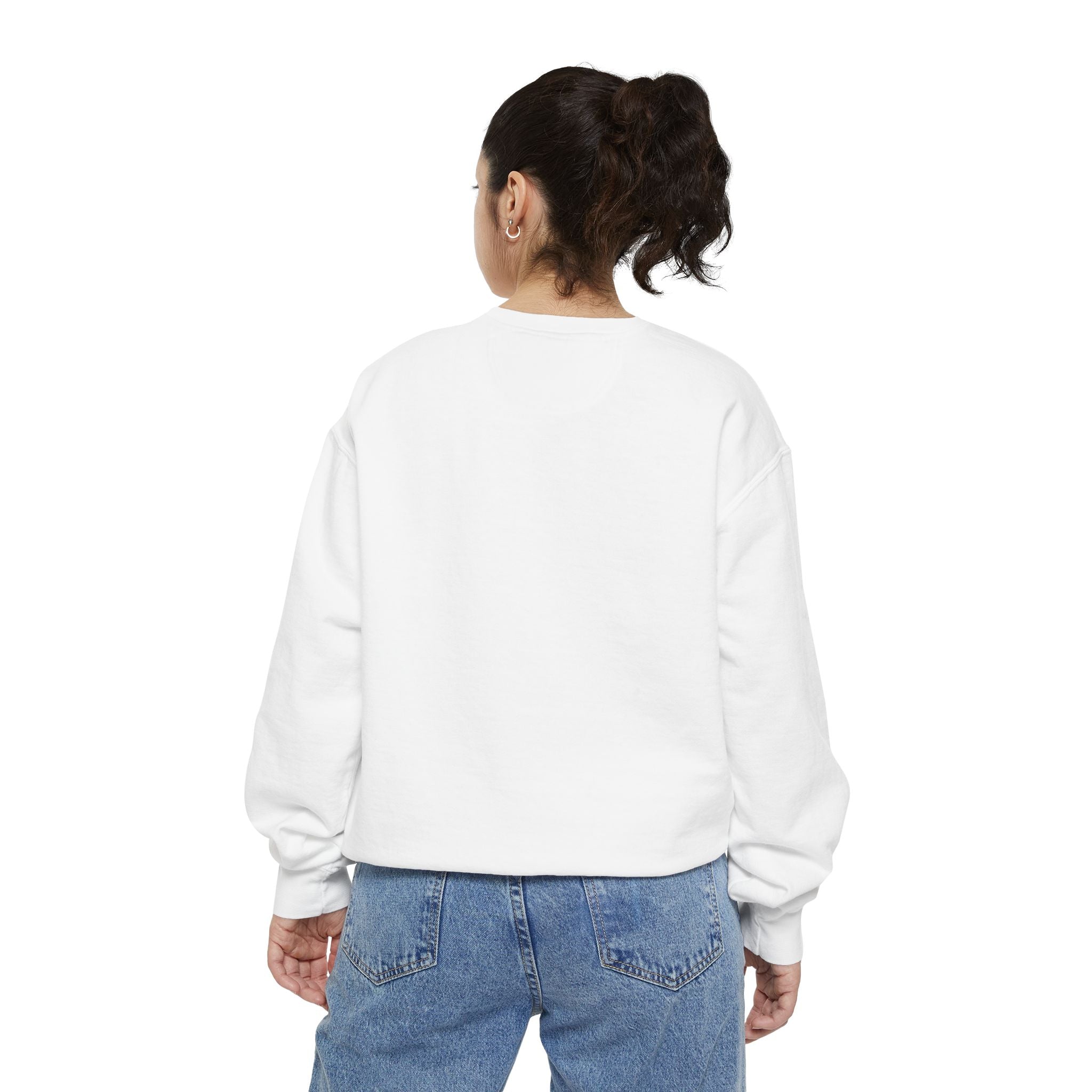 Romaneum Checkerboard Cross Sweatshirt | Minimal Religious Crewneck