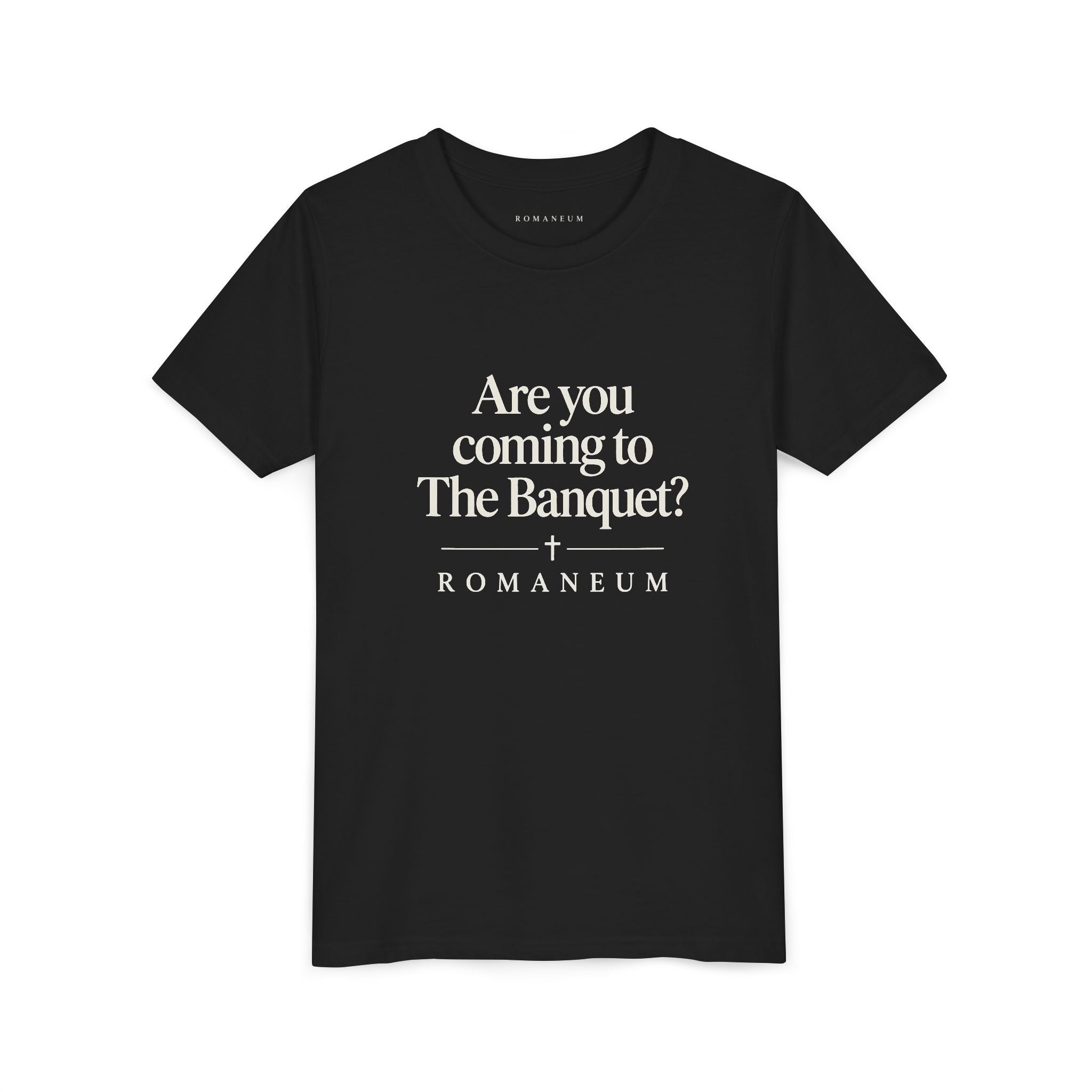 Are You Coming to The Banquet? Youth Tee — Romaneum Christian Youth Shirt