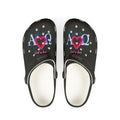Alpha Omega Heart Polka Dot EVA Clogs | Slip-On Foam Shoes