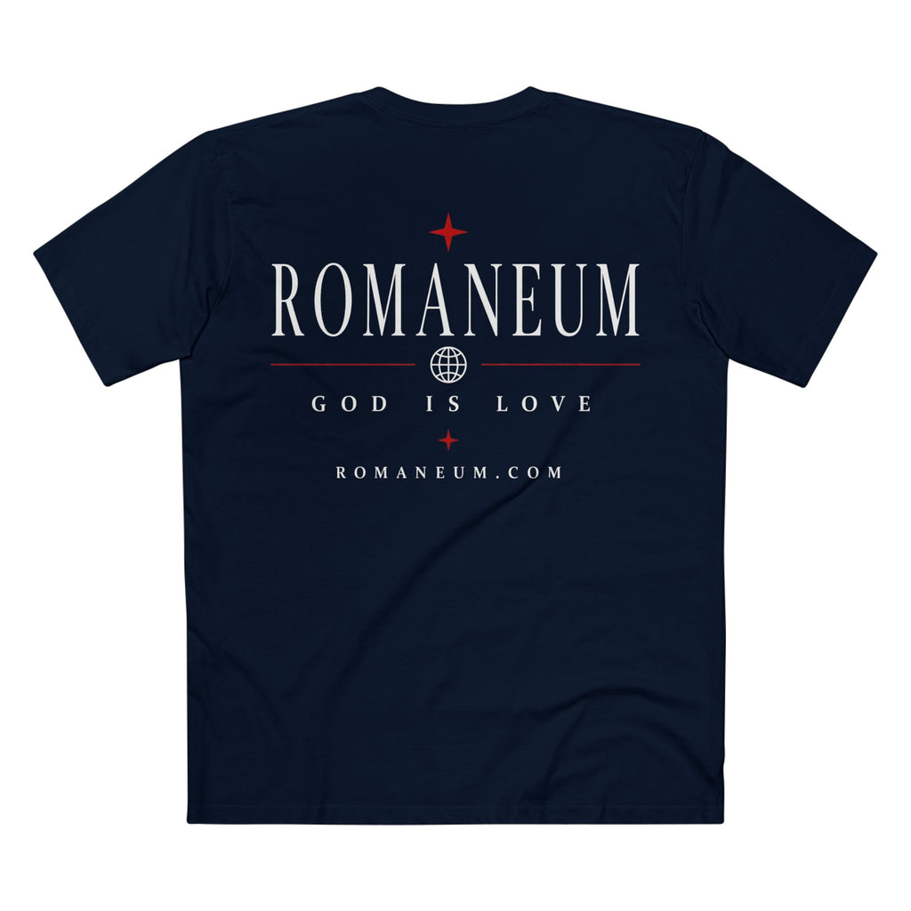 Romaneum AMOR/ROMA Tee — God Is Love Christian T‑Shirt