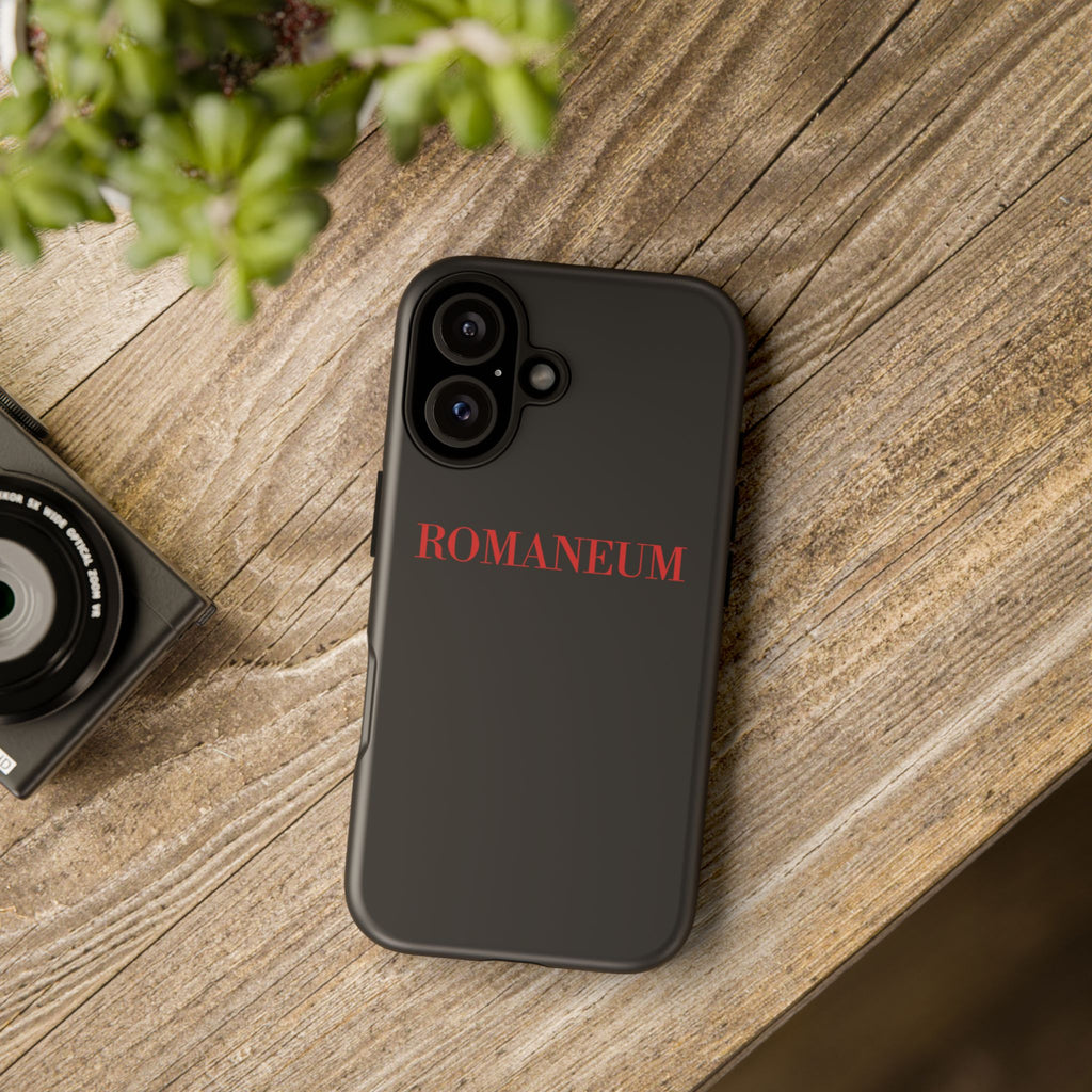 Tough Case — ROMANEUM Red Text Slim Protective Phone Case