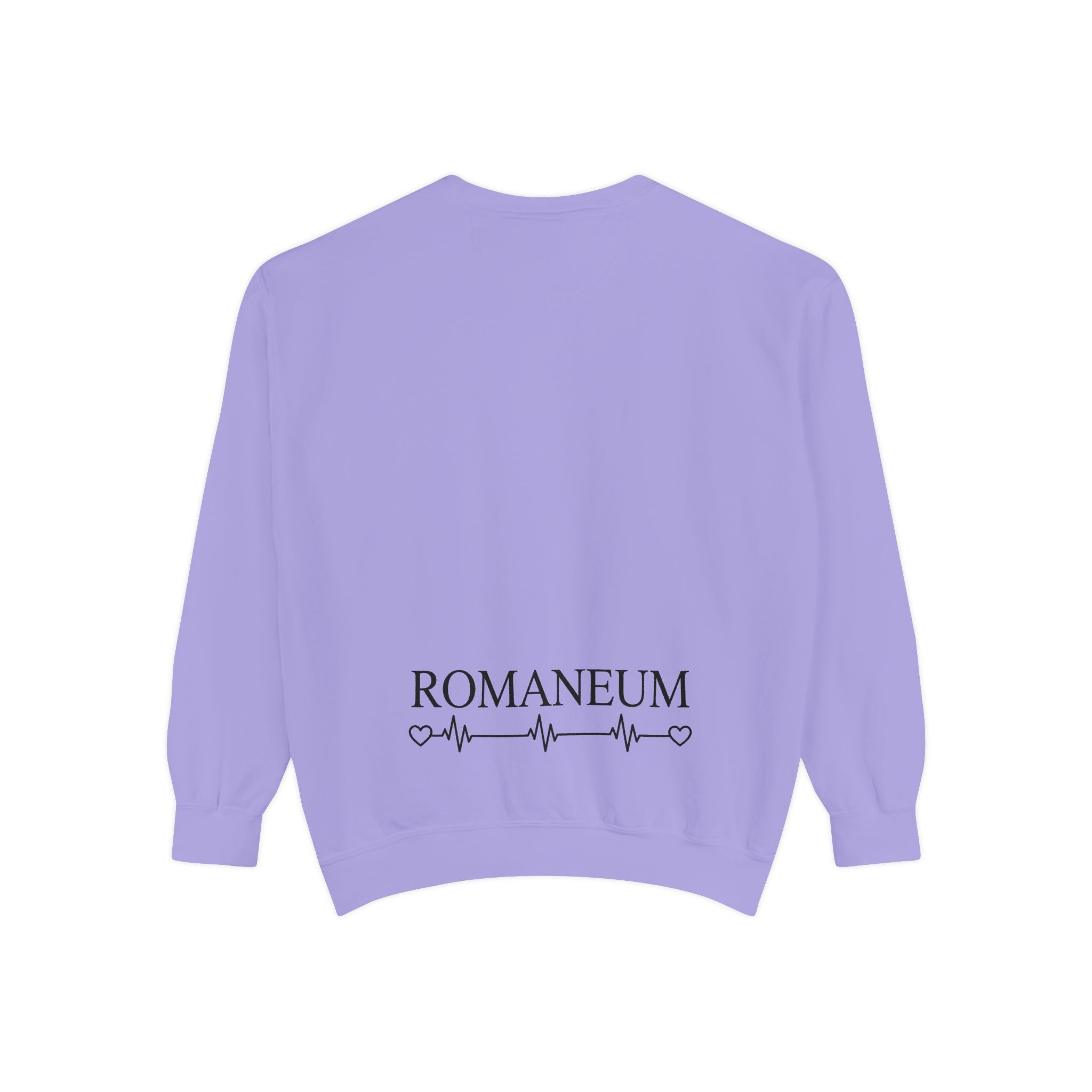 Alpha Omega Heart design sweatshirt | God is Love 1 John 4:8 RomanEum