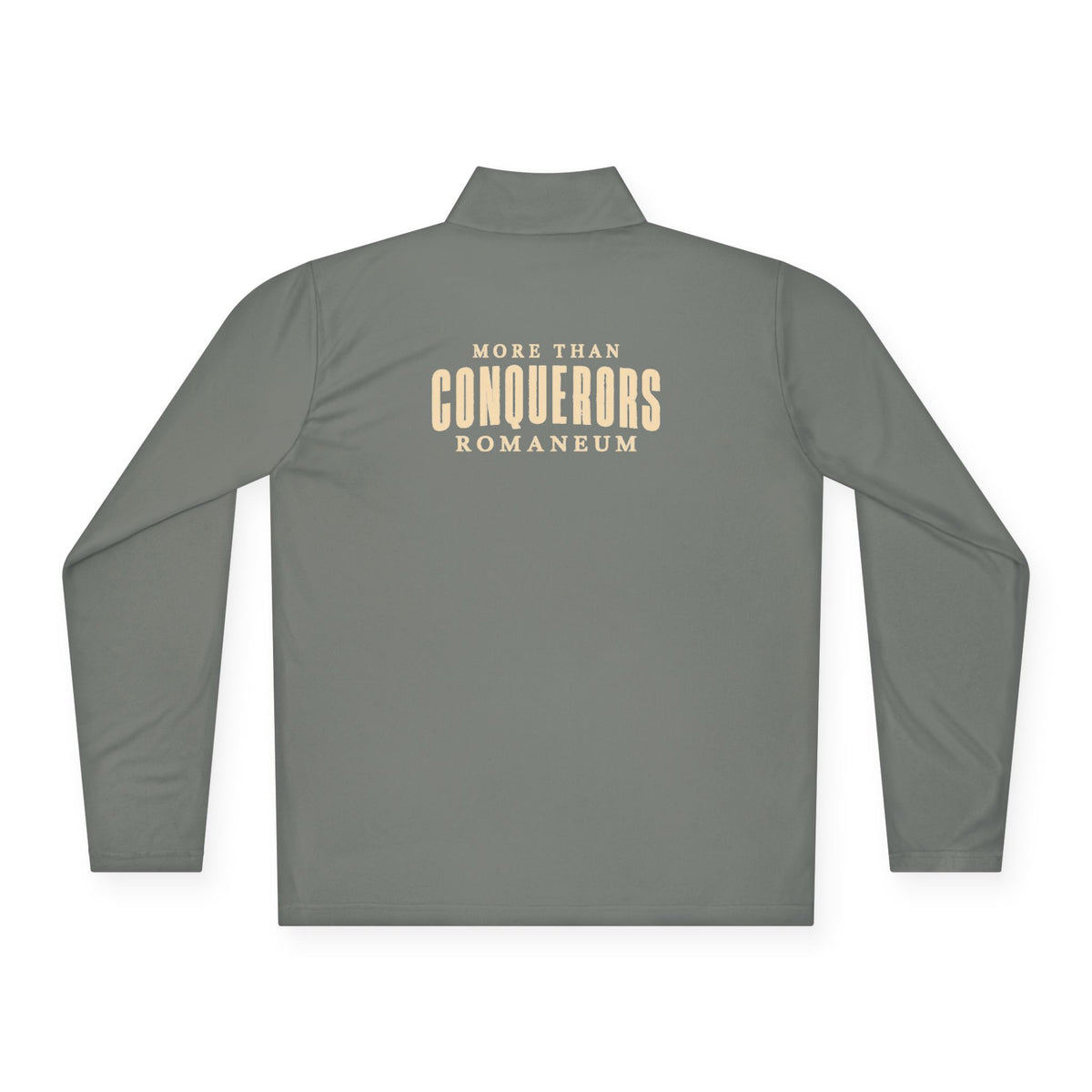 Quarter-Zip Pullover — Retro 'Conquerors Romaneum' Vintage Roman Graphic