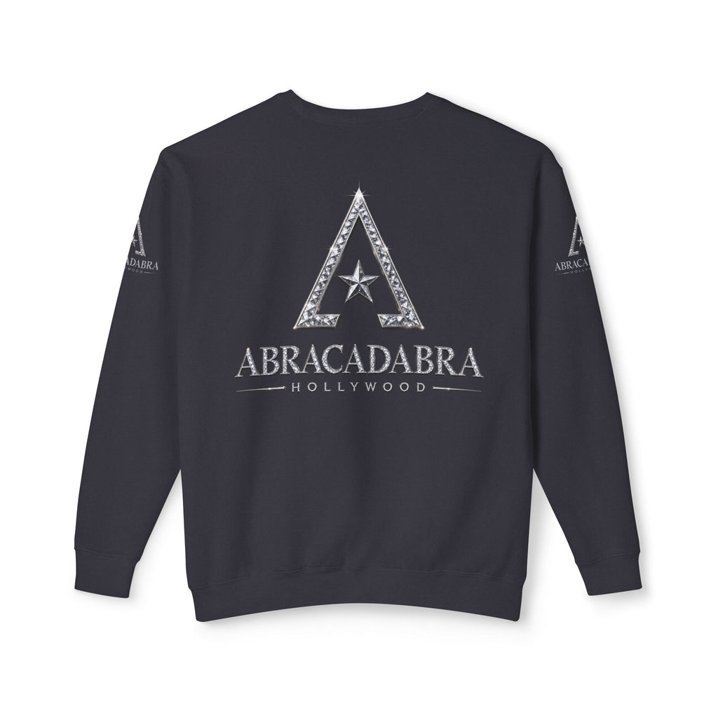 Abracadabra Star Crewneck Sweatshirt — Mystical Magic Logo Pullover