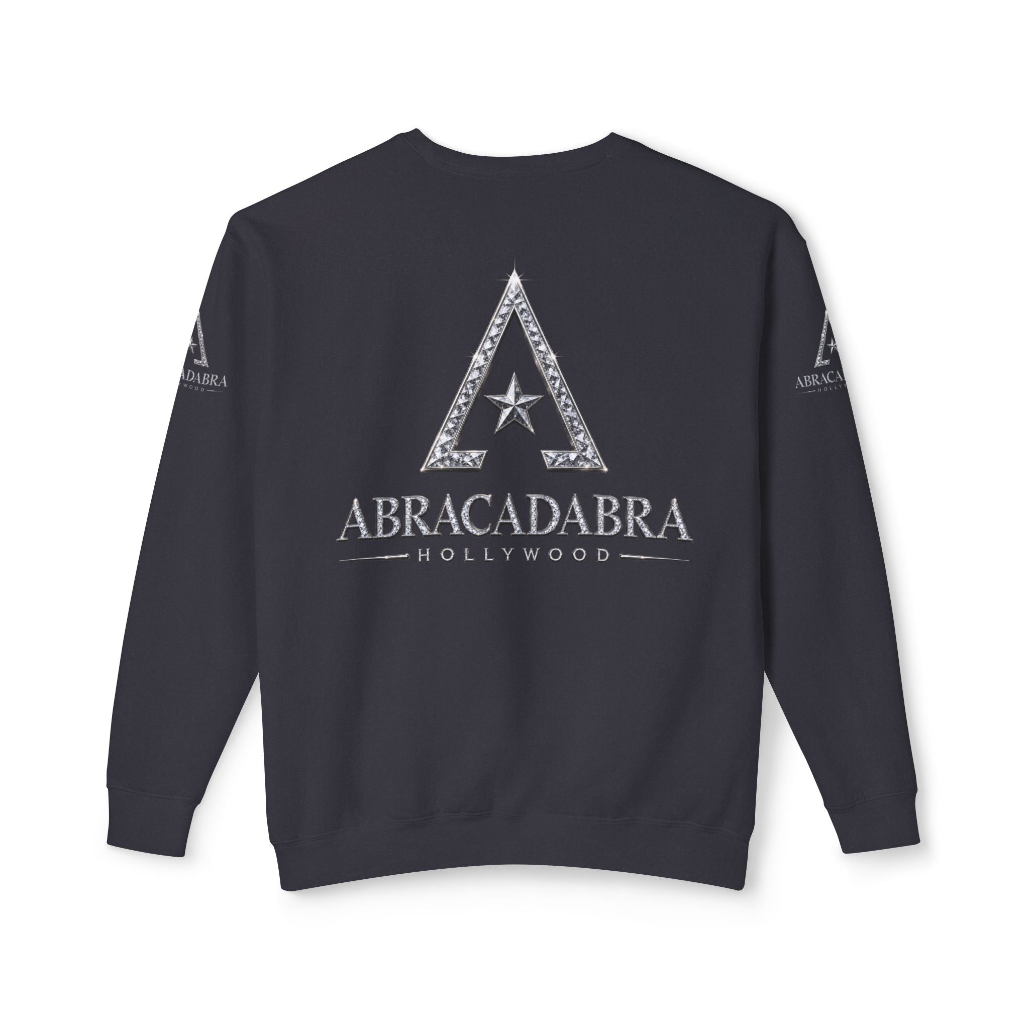 Abracadabra Star Crewneck Sweatshirt — Mystical Magic Logo Pullover