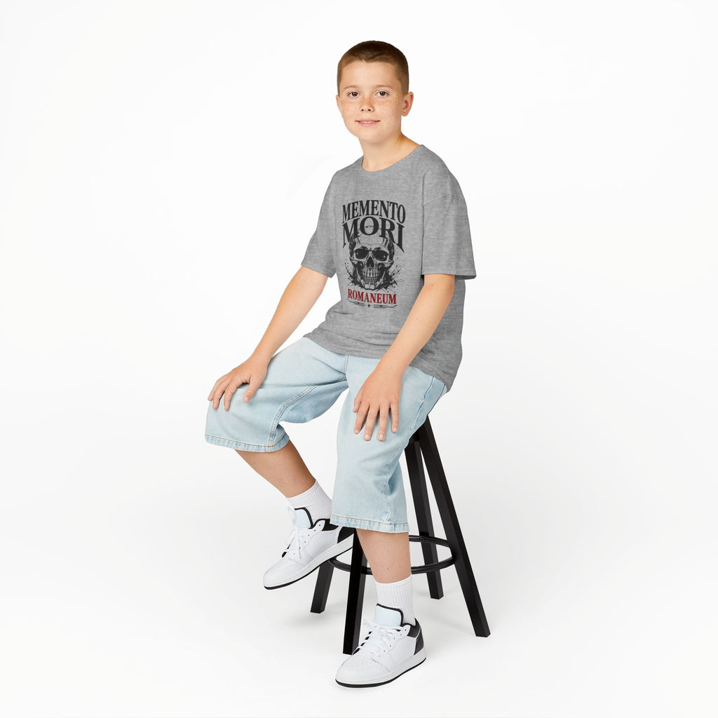 Kids T-Shirt — "Memento Mori" Skull Romaneum Tee