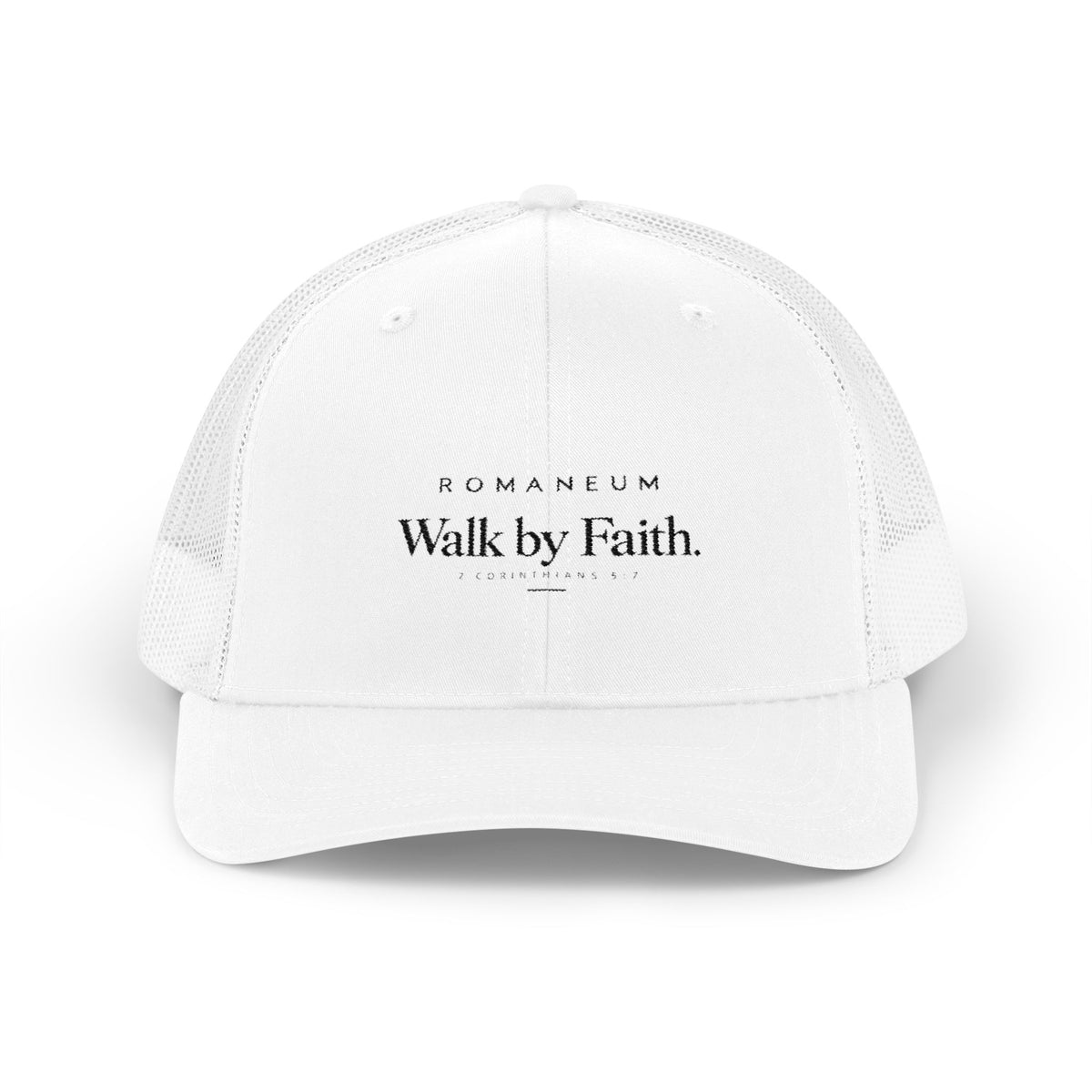 Romaneum Walk by Faith Snapback Trucker Cap