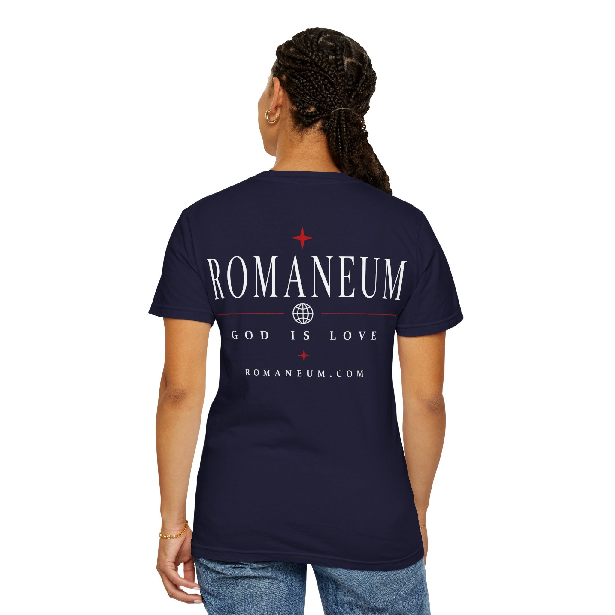 AMOR ROMA Tee — "God Is Love" Graphic T-Shirt