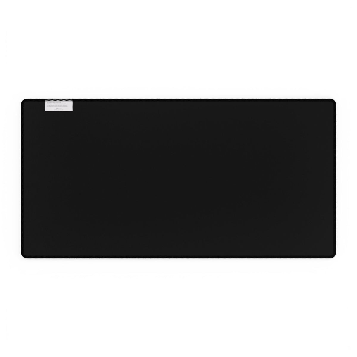 Romaneum Black Gaming Desk Mat — Large Mouse Pad with Minimal Logo