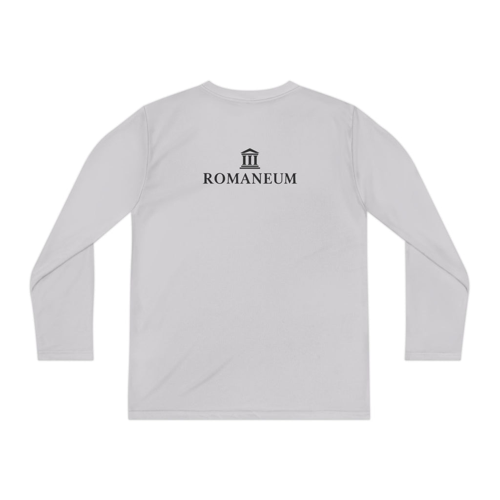 Romaneum Youth Long Sleeve Tee — Classic Roman Logo Shirt