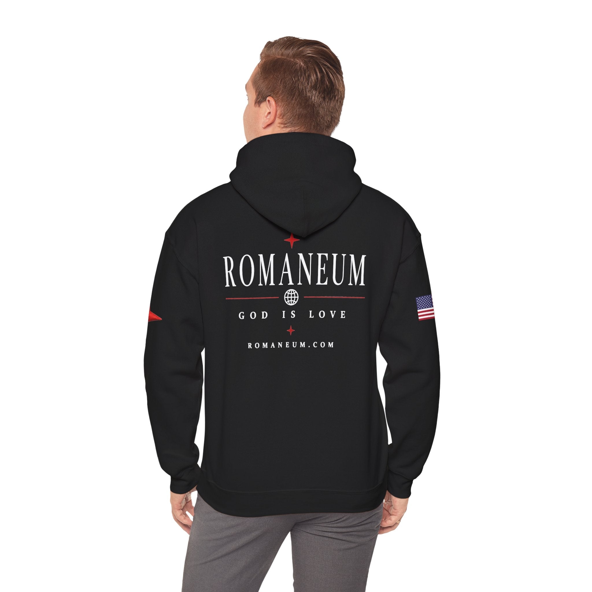 Romaneum ‘Amor’ Hoodie — God Is Love Graphic Sweatshirt