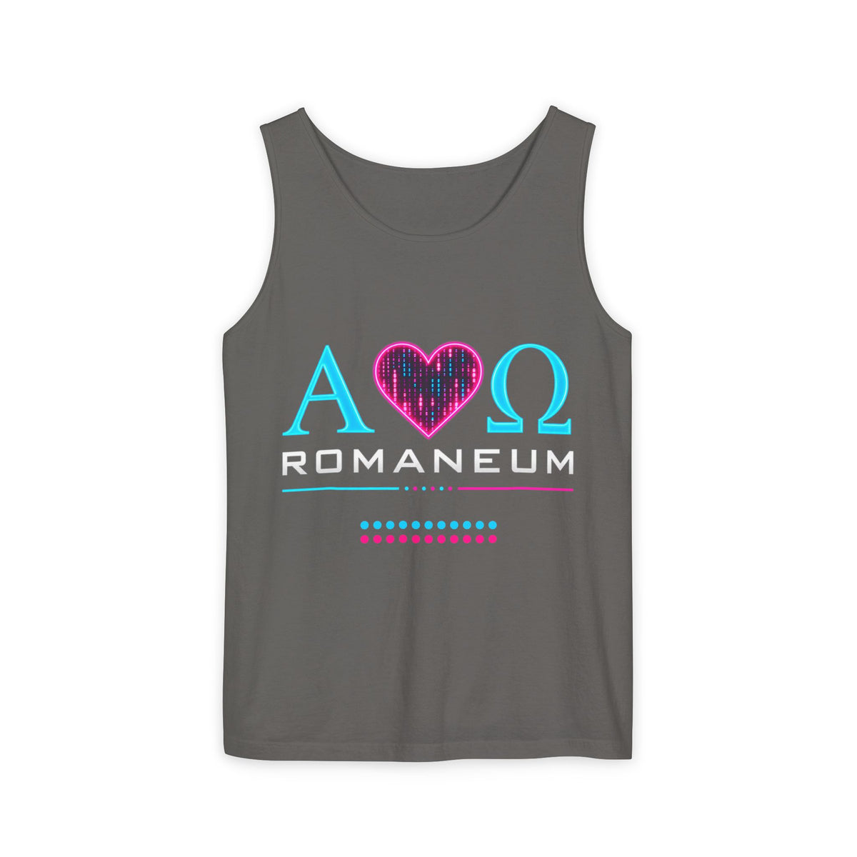 Christian Romanum Tank Top — Alpha Heart Omega "God Is Love" Scripture Tank