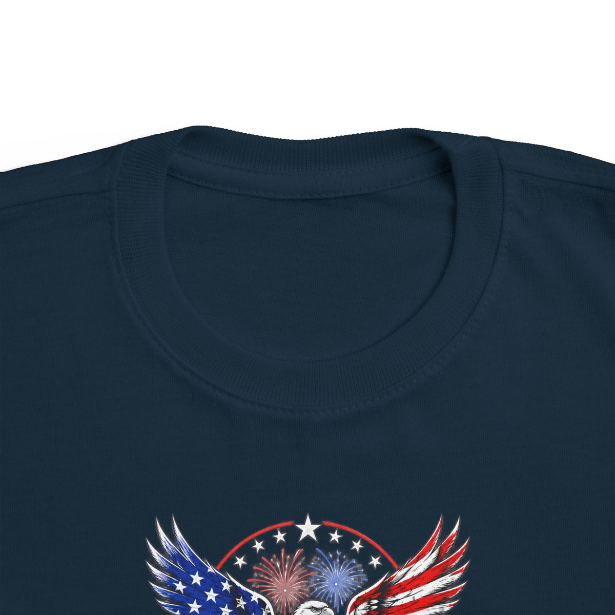 Toddler Tee - 'God Bless America' Patriotic Eagle Kids Shirt