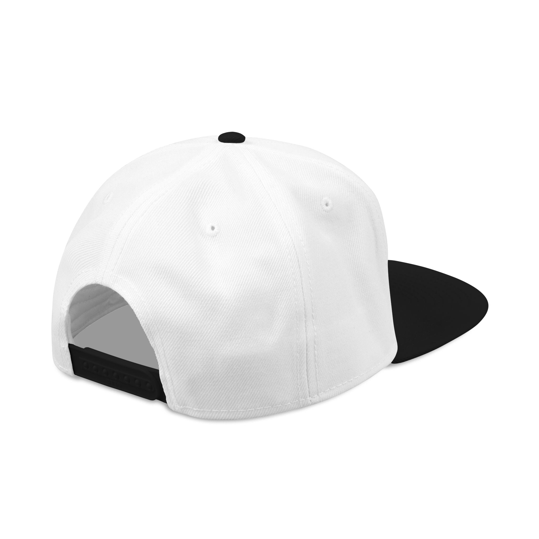 Embroidered Snapback Cap — Red Vintage 'ROMANEUM' Text