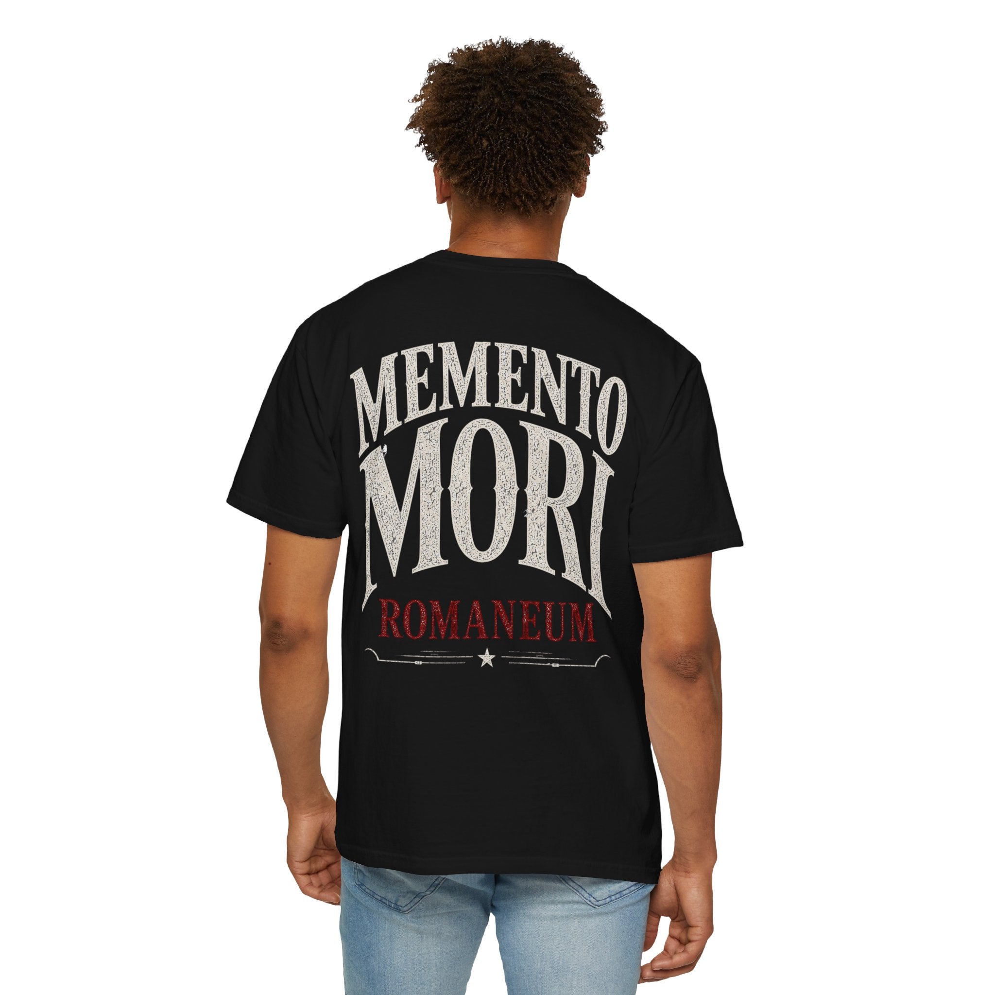 Memento Mori Skull T‑Shirt — Romaneum Gothic Graphic Tee