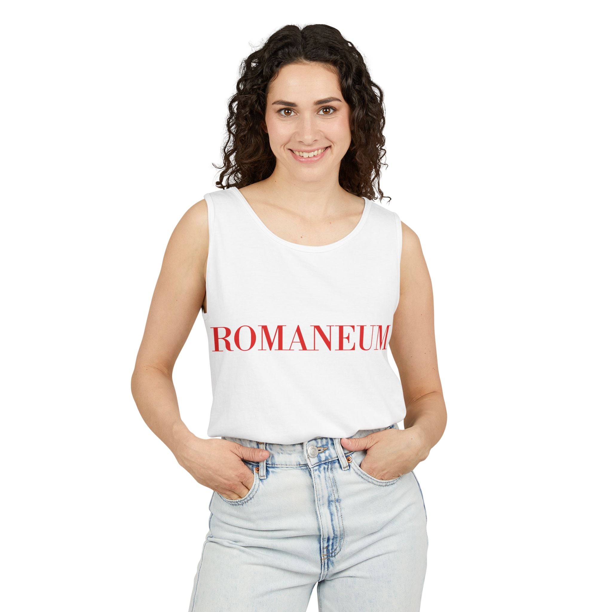 Romaneum Tank Top — Minimalist Classic Logo Tank
