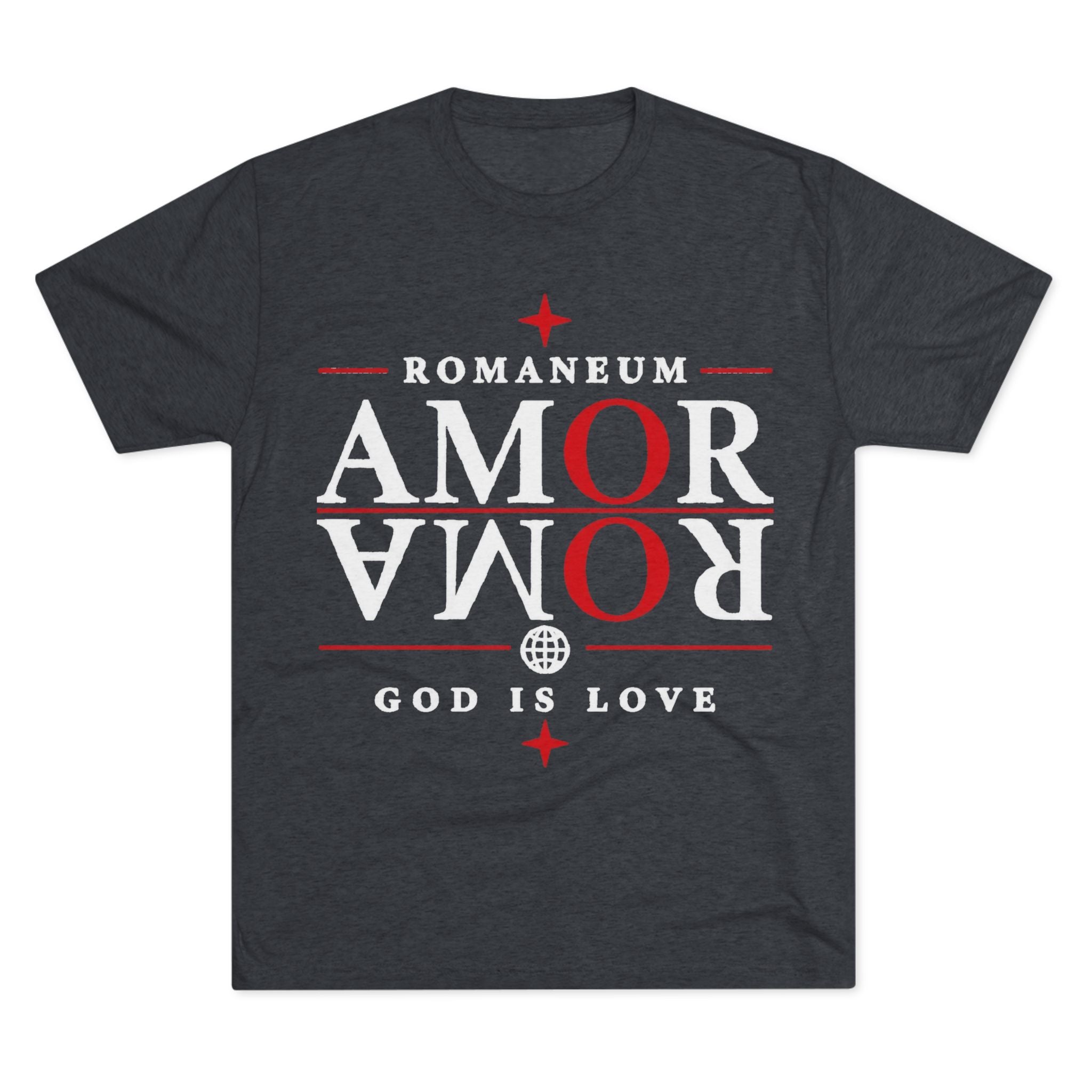 Romaneum "Amor Roma" Crew Tee – God Is Love Christian T-Shirt