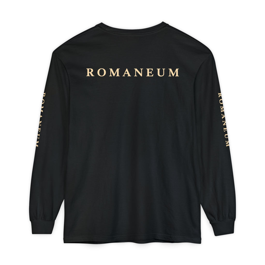 Conquerors Long Sleeve Tee — "More Than Conquerors" Romaneum